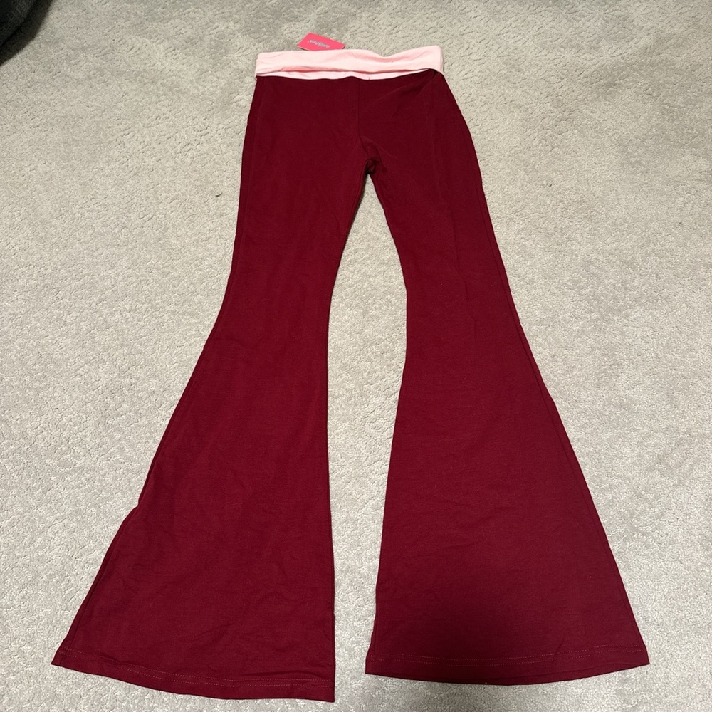 Kids Flared Bottoms - Red